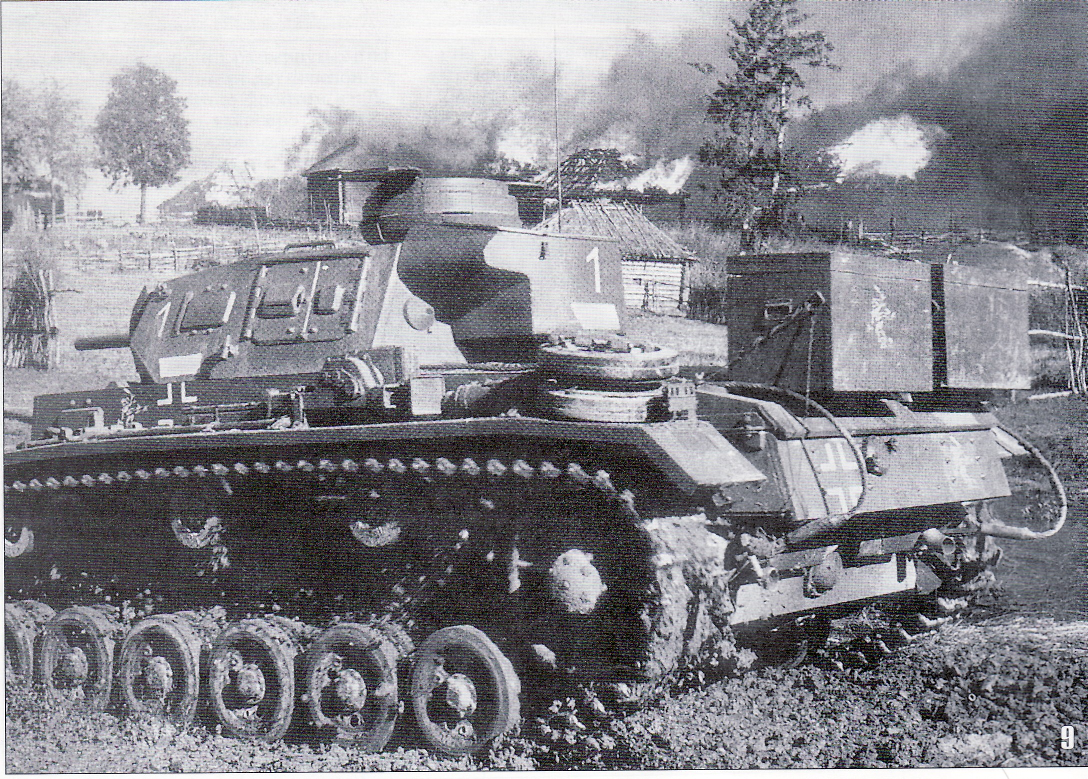 Наступление 11-й танковой дивизии.